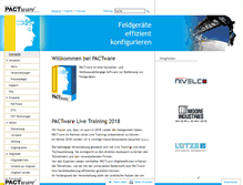 Tablet Screenshot of pactware.com